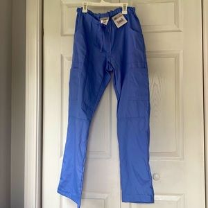 New with tags UA blue scrub pants SIZE SMALL